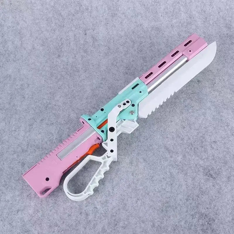 SHOOT AIR(モーガン・マッセン) MangZhong Lever-Action Ballistic Knife Blaster Review – m416gelblaster