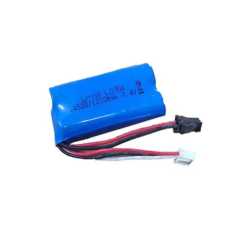 14500 SM Plug Lipo Battery 7.4v 1200mah-m416gelblaster-m416gelblaster