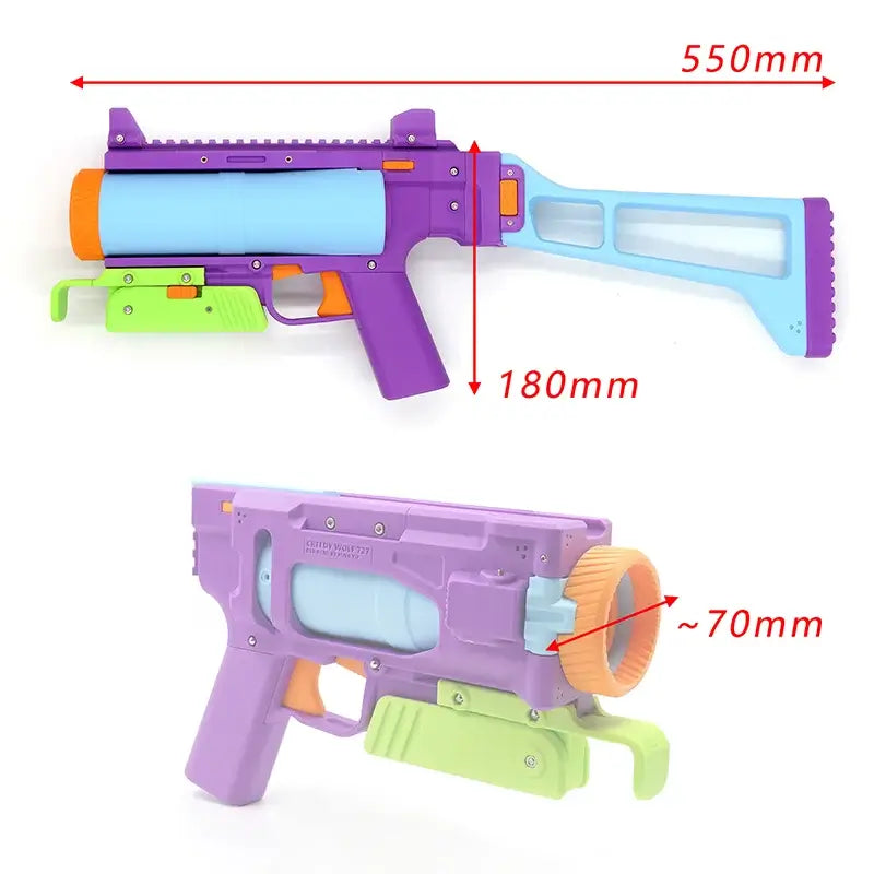 Greedy Wolf 727 Nerf XL Dart Grenade Launcher Blaster-m416gelblaster-m416gelblaster