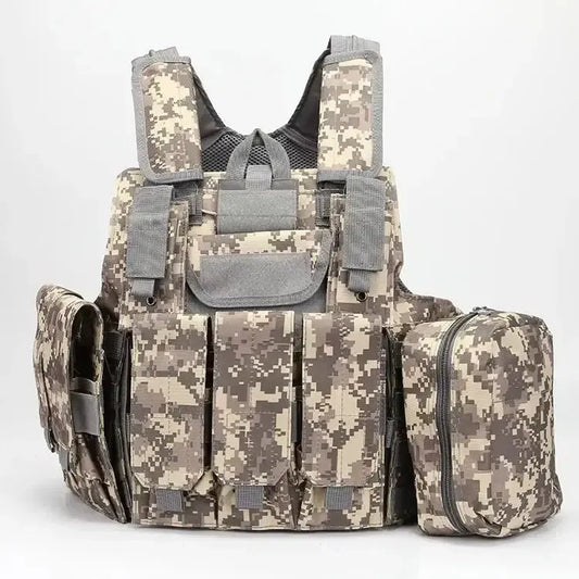 1000D Nylon Molle System Ghost Tactical Vest-玩具/游戏-m416gelblaster-ACU-m416gelblaster