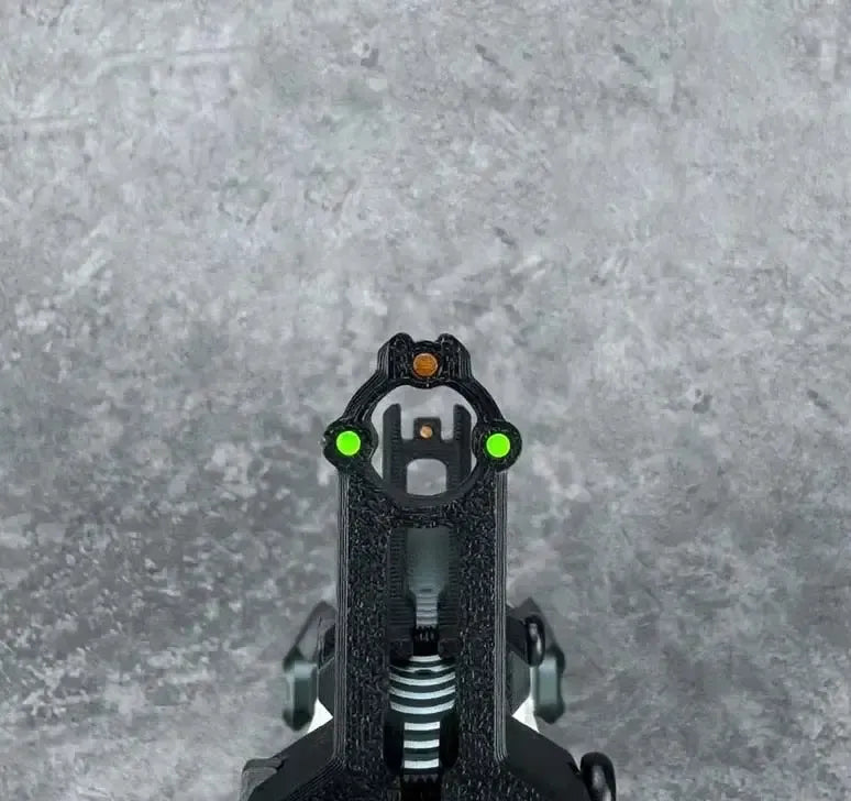 Sembylon Valkyrie Font & Rear 3D Print Fiber Sights-m416gelblaster-m416gelblaster