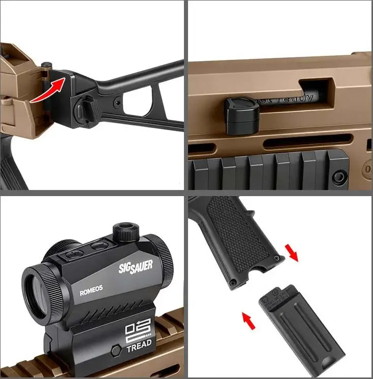 Handi UMP45 Electric Blowback Submachine Gel Blaster Gun