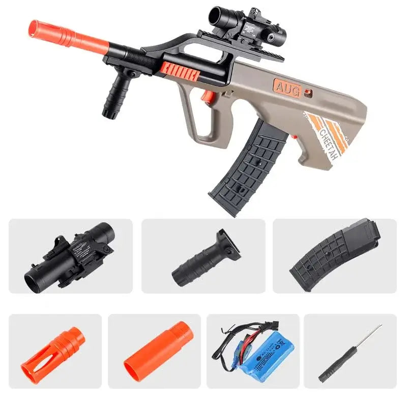 TZ AUG Electric Automatic Foam Dart Blaster-m416gelblaster-tan-m416gelblaster