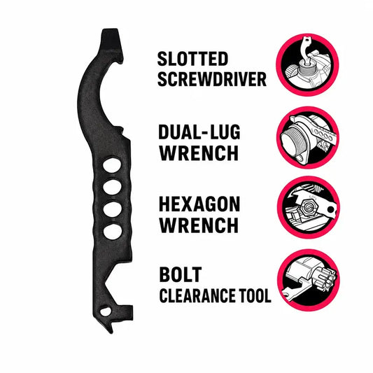 Hexagon Nut Buffer Tube Metal Mini Wrench with Slotted Tip-m416gelblaster-m416gelblaster