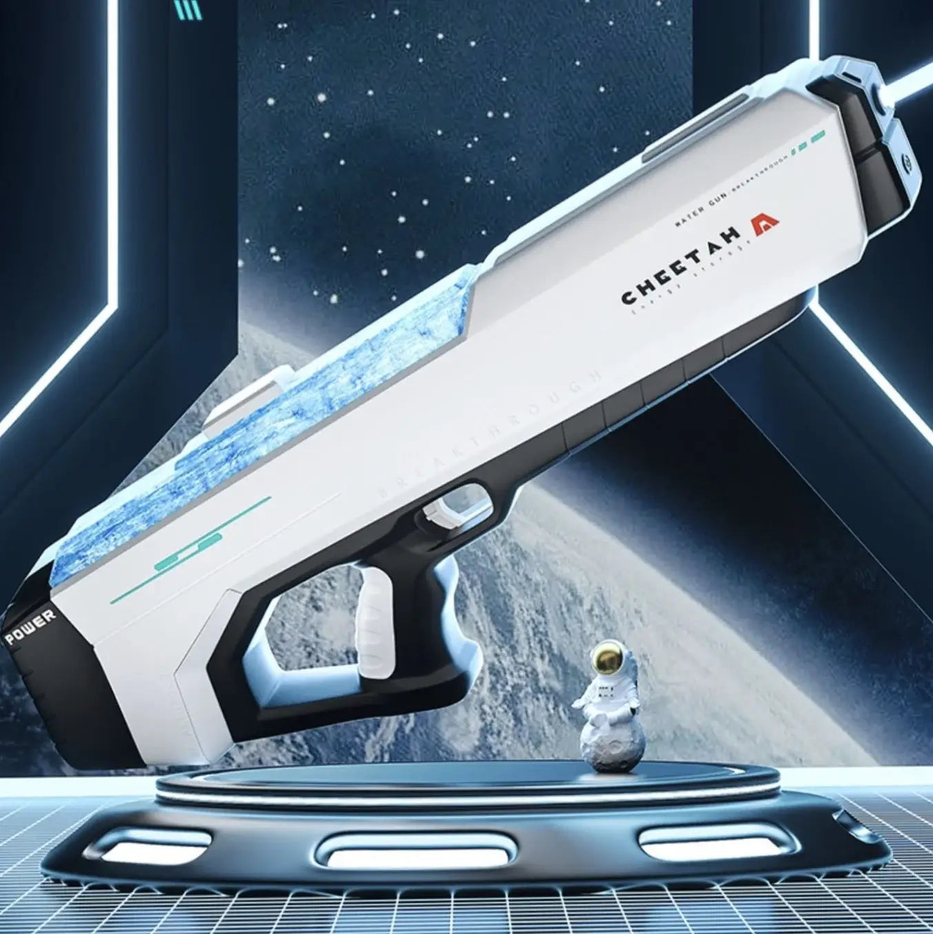 1L Capacity Electric Long Range Powerful Cheetah Water Gun-m416gelblaster-m416gelblaster