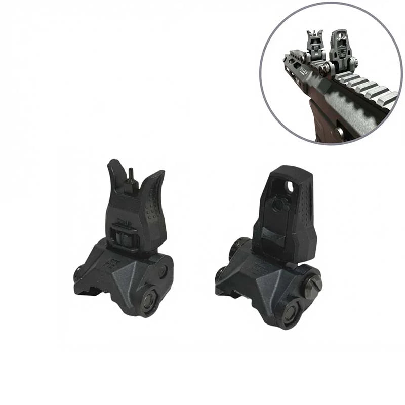 PTS Enhanced Backup Foldable Front & Rear Nylon Sights