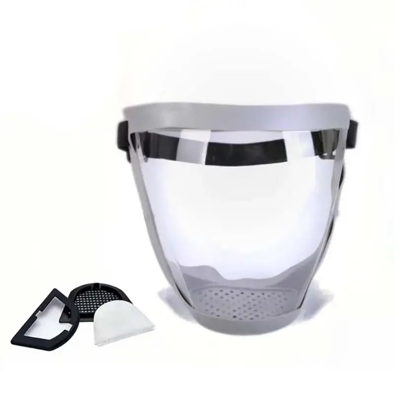 Full Face Shield Mask with Filter – Gel Blaster & Nerf Protection-Protective Gear-m416gelblaster-gray-m416gelblaster
