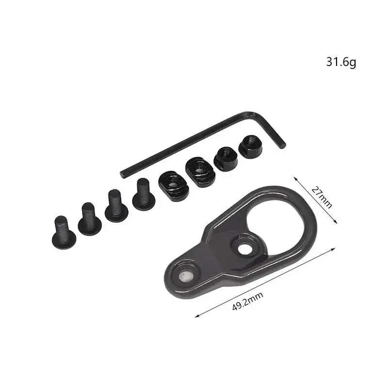 Keymod / M-Lok Handguard Sling Attachment Adapter-m416gelblaster-gray-m416gelblaster