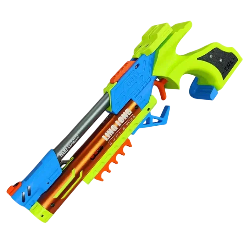 CJFL LingLong F2 Air Pistol Nerf Blaster-m416gelblaster-blue green-m416gelblaster