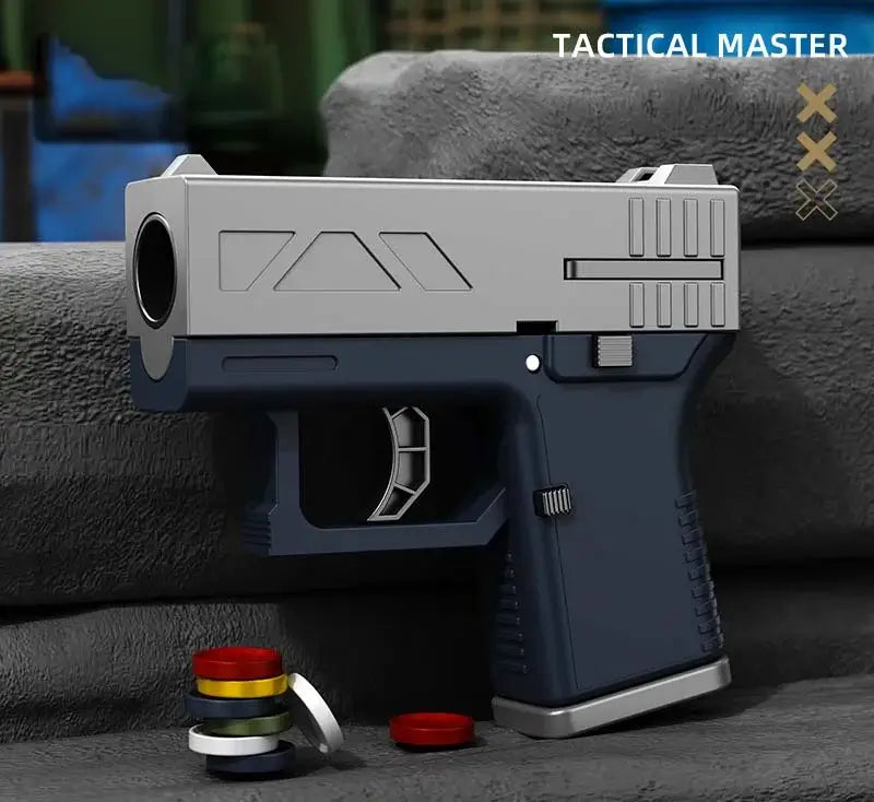 GT-V Semi-Auto Flying Disc Launcher Toy Gun-m416gelblaster-gray-m416gelblaster