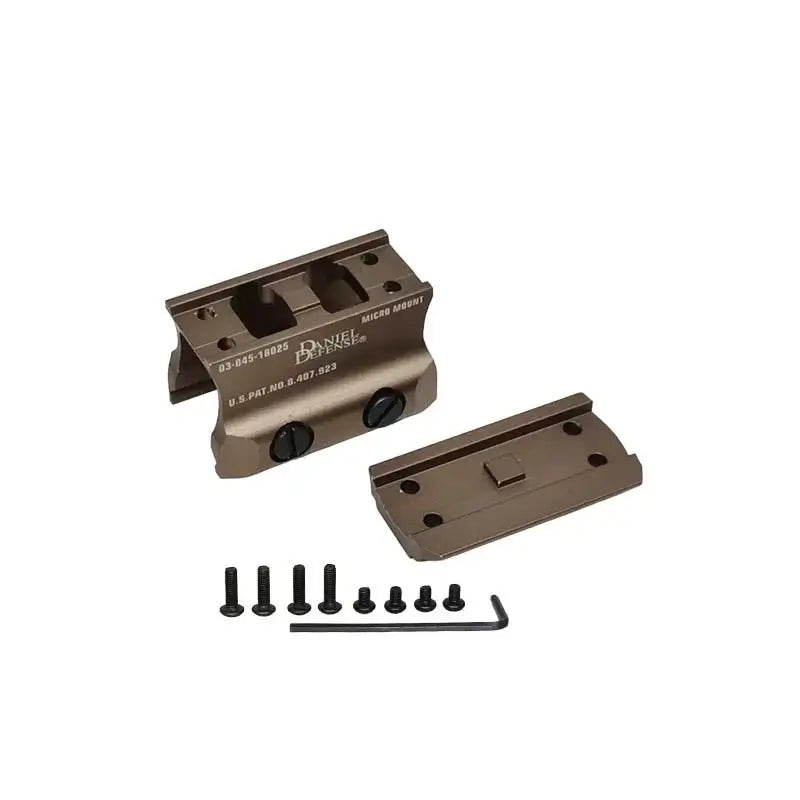 DD DDE Base CNC Micro Riser Mount-m416gelblaster-tan-m416gelblaster