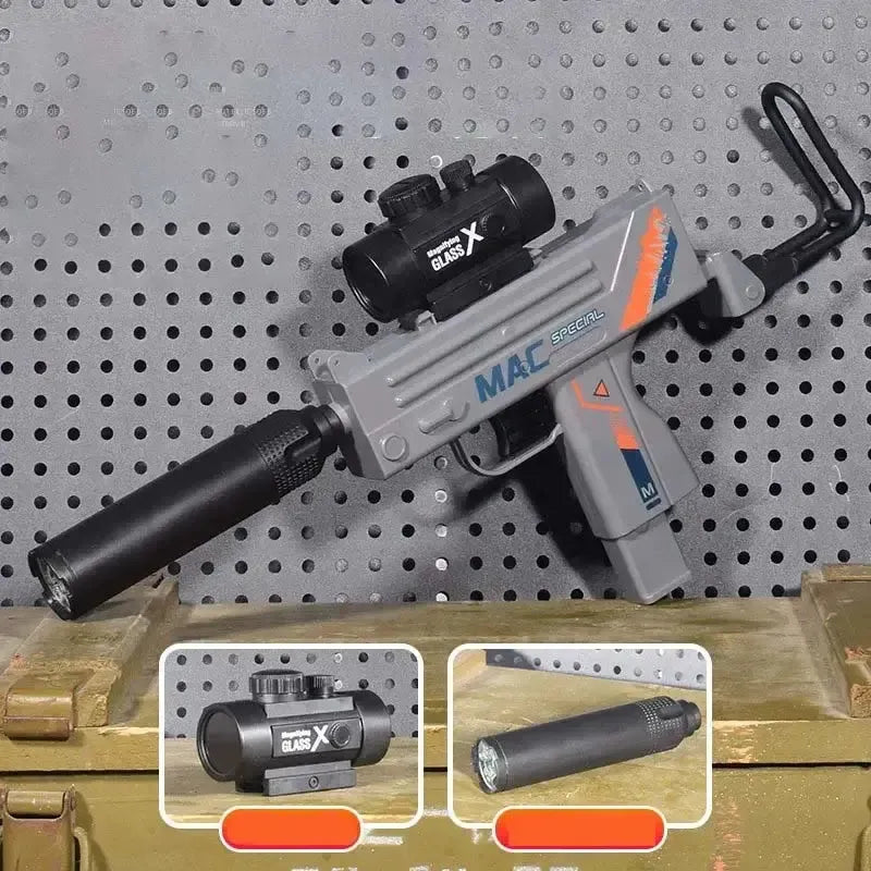 Hopper-Fed MAC11 Semi-Auto Orbeez Gun with Tracer-m416gelblaster-mac11-m416gelblaster