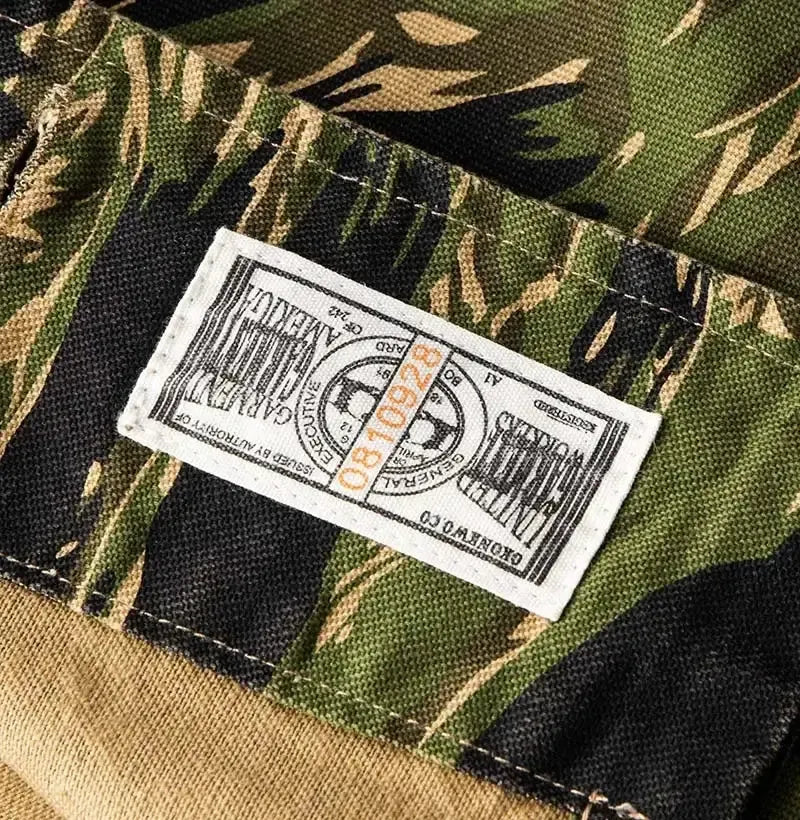 Cotton Tactical Tiger Stripe Camo Combat BDU Shirt-m416gelblaster-m416gelblaster