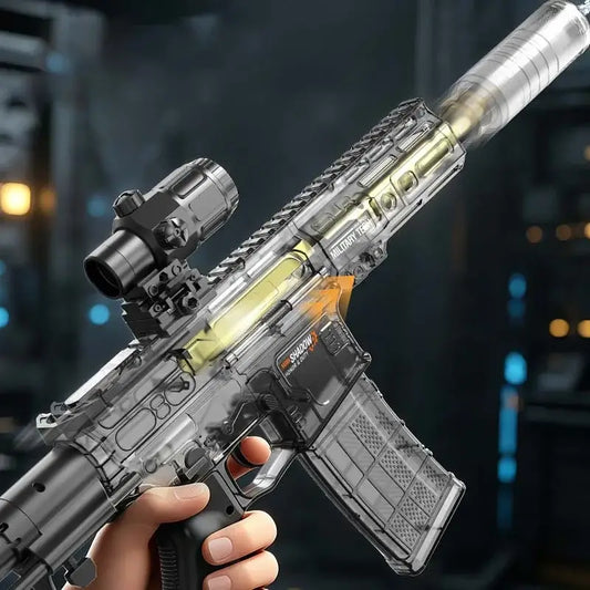 Realistic Electric SLR Blowback Transparent Water Gun Rifle-m416gelblaster-m416gelblaster