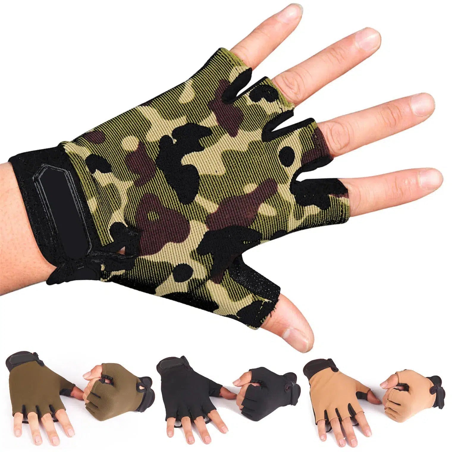 Anti-Slip Half Finger Outdoor Mittens Tactical Gloves – m416gelblaster
