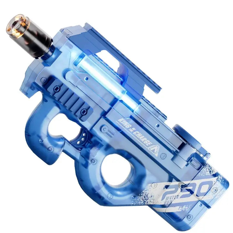 P90 Electric Water Squirt Toy Gun with Light Flash – m416gelblaster