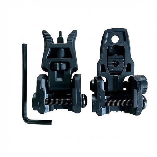 PTS Enhanced Backup Foldable Front & Rear Nylon Sights-m416gelblaster-m416gelblaster