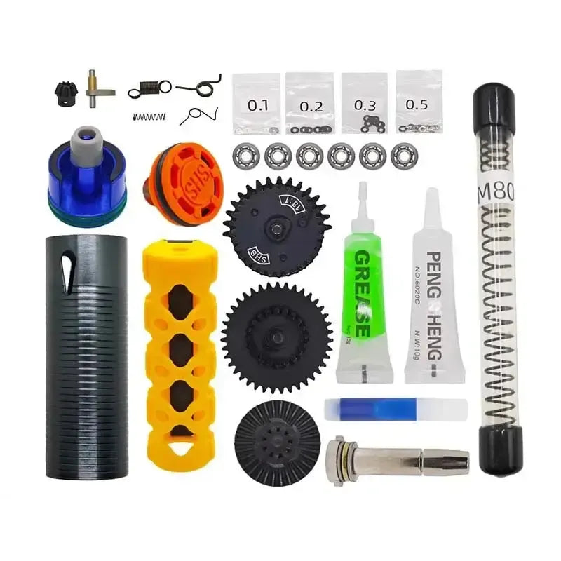 SiJun SJ HK416D Gel Blaster V2.5-m416gelblaster-gearbox upgrade parts-m416gelblaster