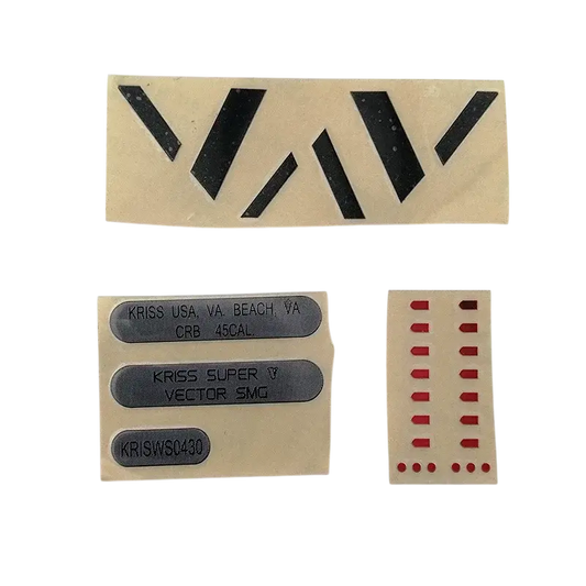 Kriss Vector Blaster Metal Stickers-m416gelblaster-black-m416gelblaster