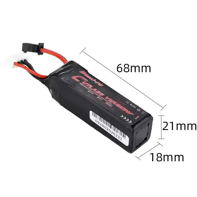 Lehui LH Vector Upgrade Battery 11.1V 800mAh-m416gelblaster-m416gelblaster