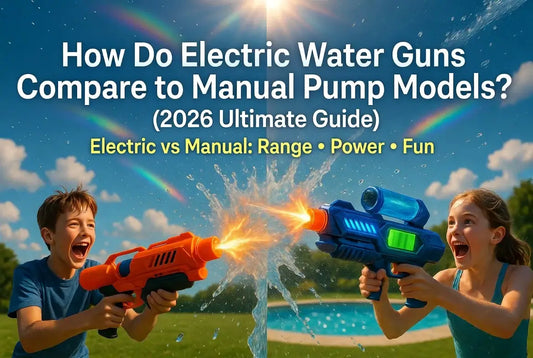 How Do Electric Water Guns Compare to Manual Pump Models?