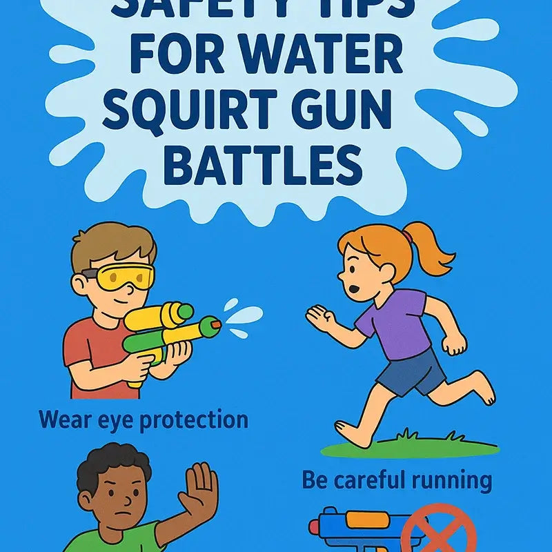 Safety Tips for Water Squirt Gun Battles