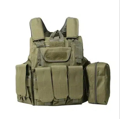 1000D Nylon Molle System Ghost Tactical Vest-玩具/游戏-Biu Blaster-Army green-Biu Blaster