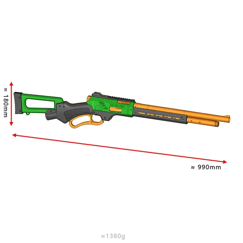 MHP Vulture Lever Action Dart Blaster 3D Printed Parts & Hardware Kit