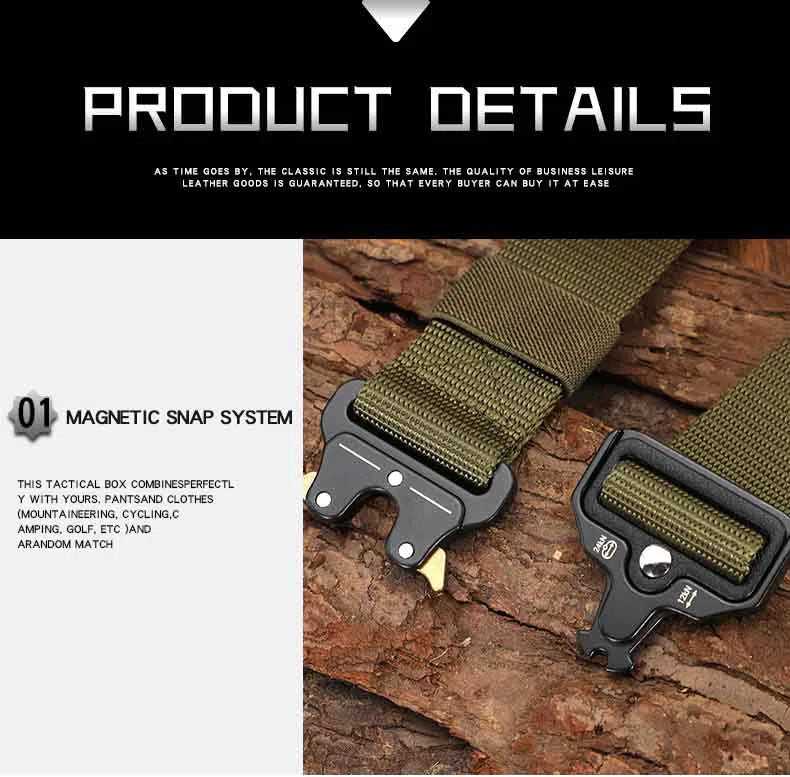Nylon Cobra Tactical Belt-clothing-Biu Blaster-Biu Blaster