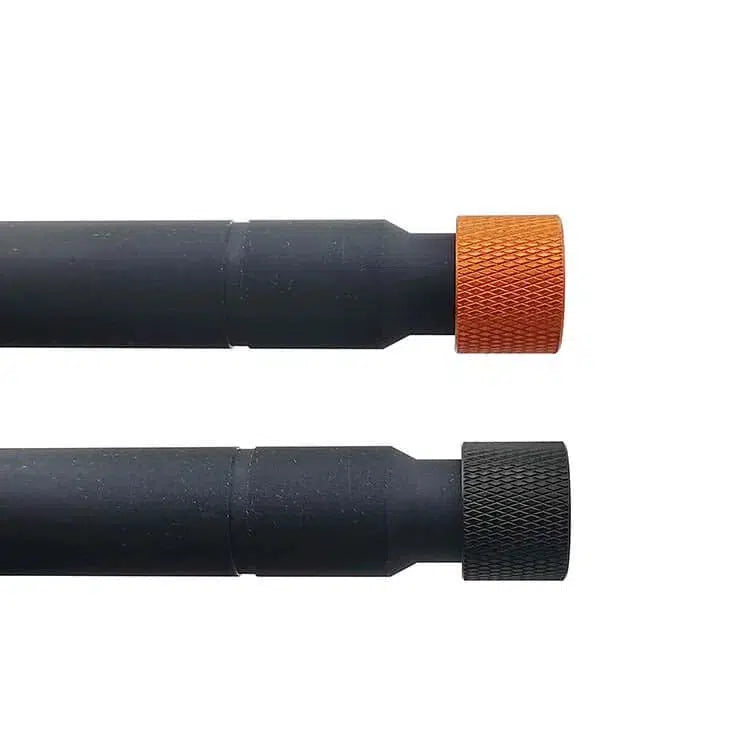 14mm CCW Metal Thread Protector Cap Black/Orange Color – m416gelblaster