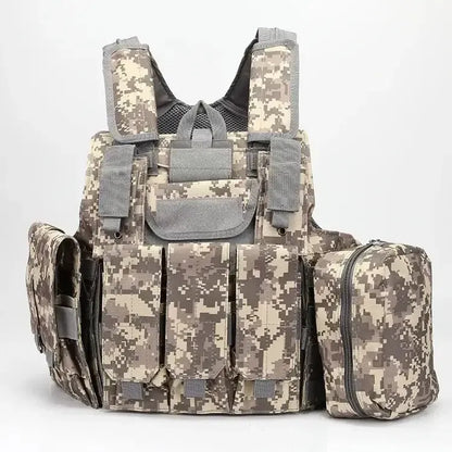 1000D Nylon Molle System Ghost Tactical Vest-玩具/游戏-m416gelblaster-ACU-m416gelblaster