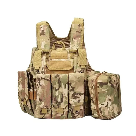1000D Nylon Molle System Ghost Tactical Vest-玩具/游戏-m416gelblaster-CP-m416gelblaster