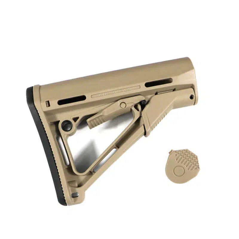 CTR Collapsible Carbine Butt Stock-m416gelblaster-tan-m416gelblaster