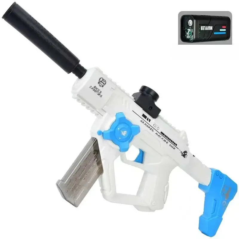2-in-1 Blaster Shooting Orbeez or Water with Smoke Tracer-m416gelblaster-white-m416gelblaster
