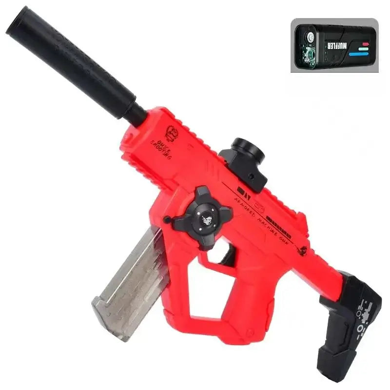 2-in-1 Blaster Shooting Orbeez or Water with Smoke Tracer-m416gelblaster-red-m416gelblaster