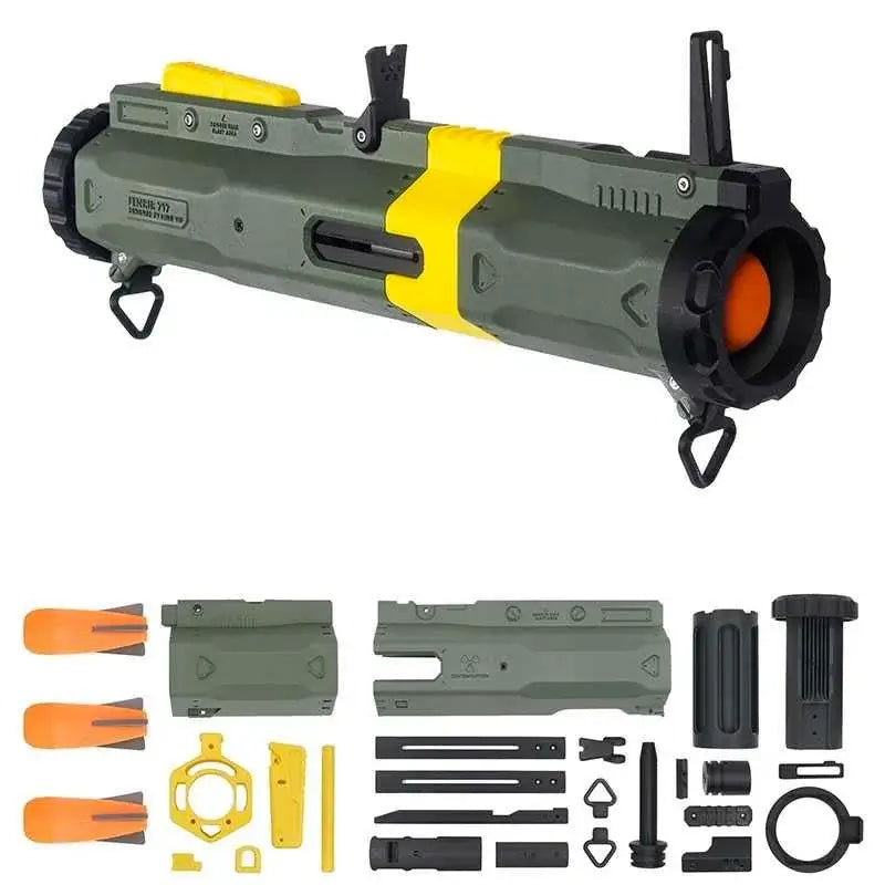 Fenrir 717 Pump Action Rocket Bazooka Launcher 3D Print Blaster-m416gelblaster-Fenrir 717 blaster-m416gelblaster