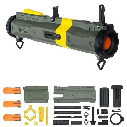 Fenrir 717 Pump Action Rocket Bazooka Launcher 3D Print Blaster-m416gelblaster-Fenrir 717 blaster-m416gelblaster