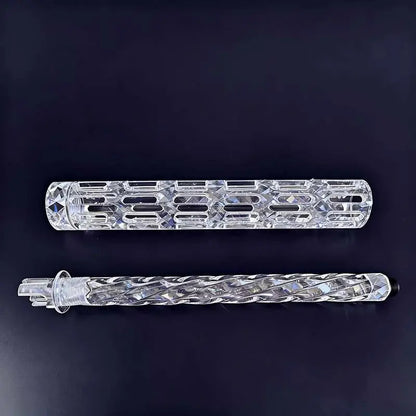 F1 Transparent Gel Blaster M-Lok Handguard-m416gelblaster-without screw and rail-10 inch-m416gelblaster