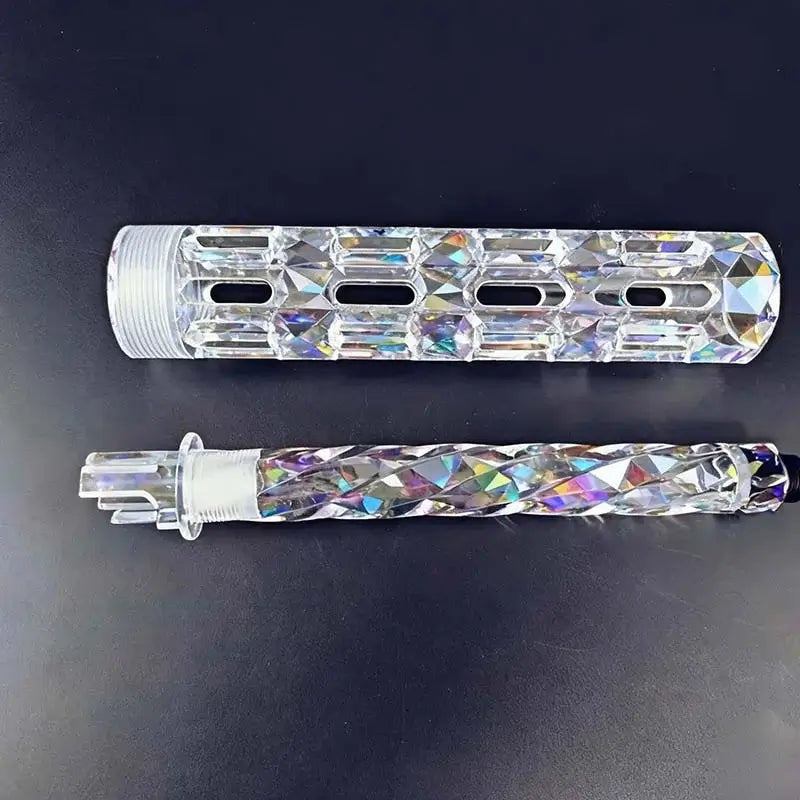 F1 Transparent Gel Blaster M-Lok Handguard-m416gelblaster-without screw and rail-7 inch-m416gelblaster