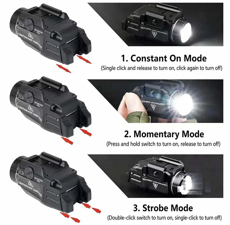 TLR-7x Rechargeable Multi-Fuel Tactical Rail-Mounted Light