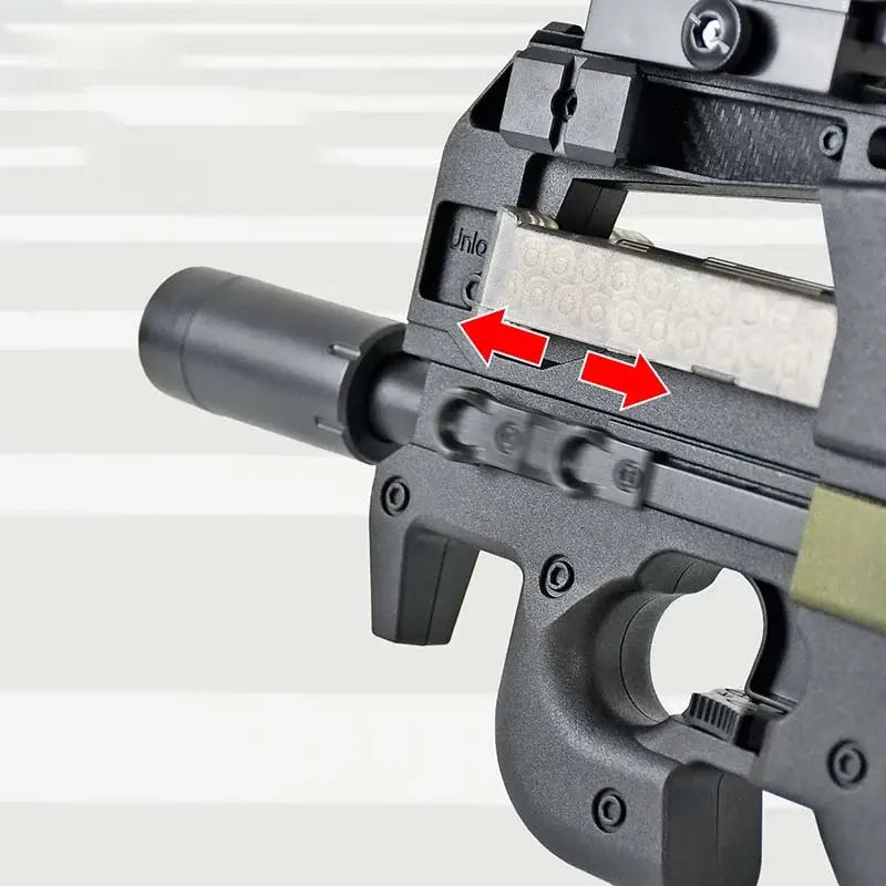 Handi Electric P90 High Speed Blowback Gel Blaster with Tracer