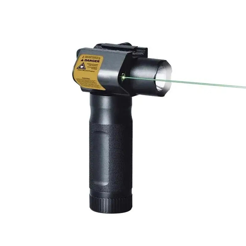 3-In-1 Tactical Metal Flashlight Foregrip with Red or Green Dot Laser-m416gelblaster-m416gelblaster