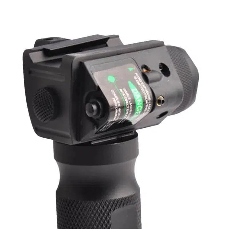 3-In-1 Tactical Metal Flashlight Foregrip with Red or Green Dot Laser-m416gelblaster-m416gelblaster