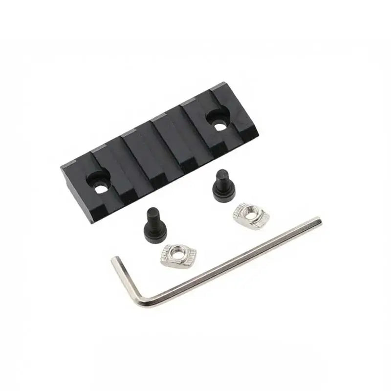 M-Lok Metal Picatinny Rail Section 3/5/7/9/11/13 Slot-m416gelblaster-black-5 slot-m416gelblaster