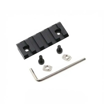 M-Lok Metal Picatinny Rail Section 3/5/7/9/11/13 Slot-m416gelblaster-black-5 slot-m416gelblaster