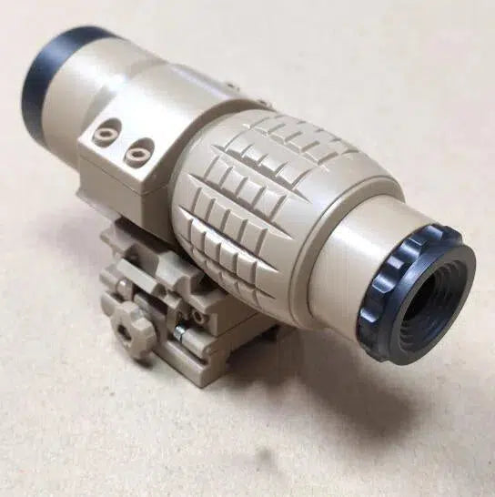 3x Magnifier Adjustable Flip Up Scope-m416gelblaster-tan-m416gelblaster