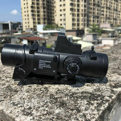 6X Sight Magnifier Scope with Red Dot Sight-m416gelblaster-m416gelblaster