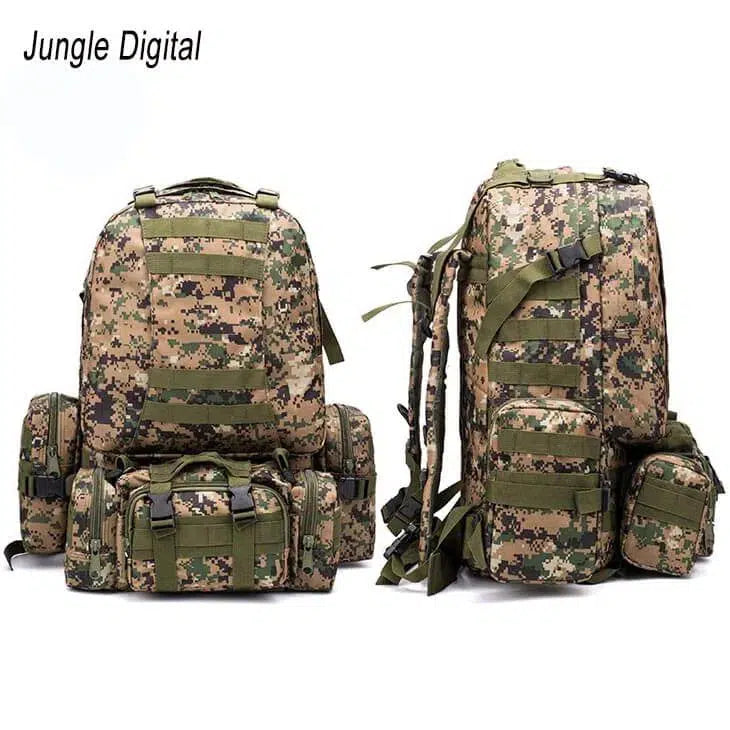 56-75L 3D Outdoor Sport Military Bag Rucksacks Backpack – m416gelblaster