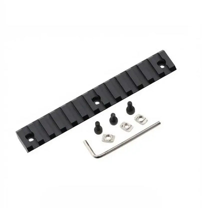 M-Lok Metal Picatinny Rail Section 3/5/7/9/11/13 Slot-m416gelblaster-black-13 slot-m416gelblaster