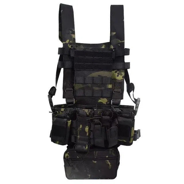 Russian Tactical Vest EMR Quick Release Hunting Vest MOLLE System Adjustable Breathable D3 Military Outdoor Accessories-tactical gears-Biu Blaster-MCBK Camo-Uenel